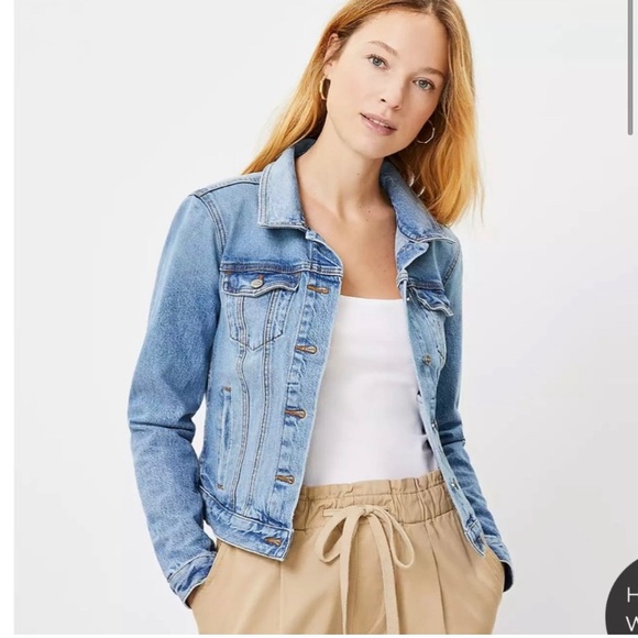 LOFT Light Denim Jacket - Picture 8 of 8